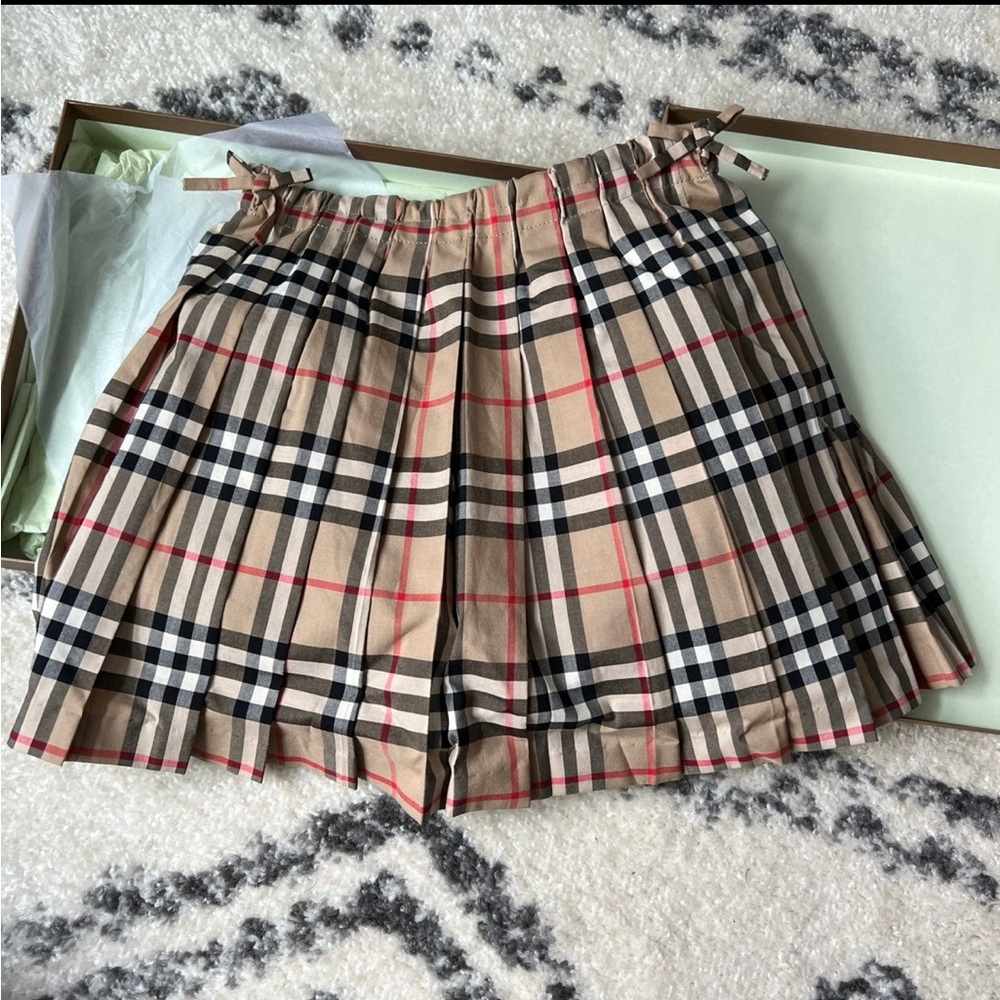 Burberry Kids Pleated Skirt